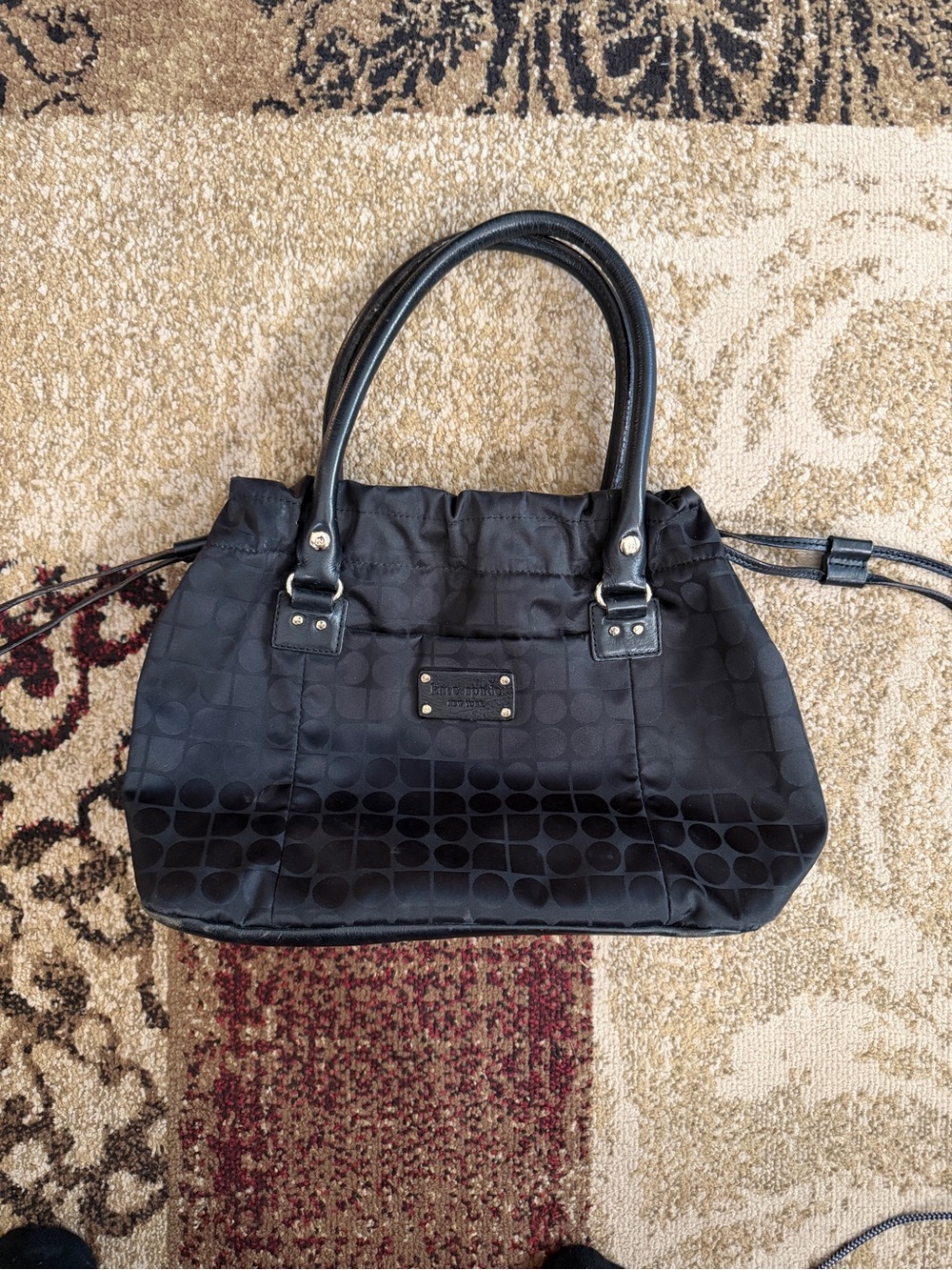 Kate Spade Signature Drawstring Tote